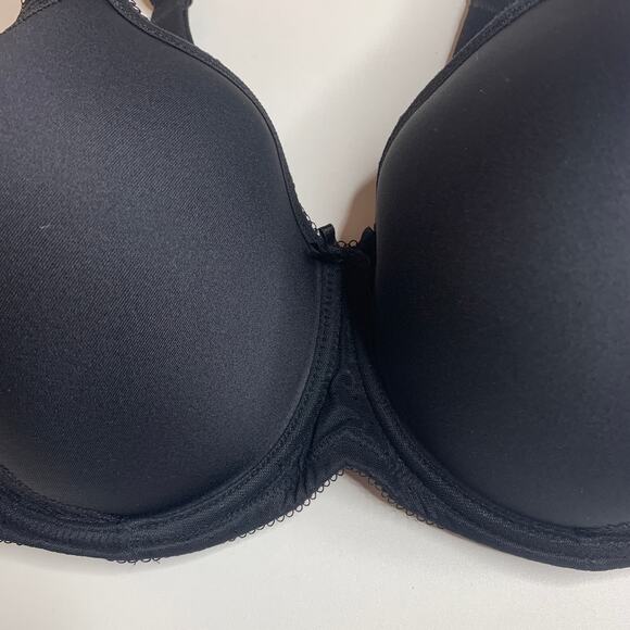 Wacoal Retro Chic Underwire Contour Bra Black 853186 Size 40DD - Picture 5 of 7